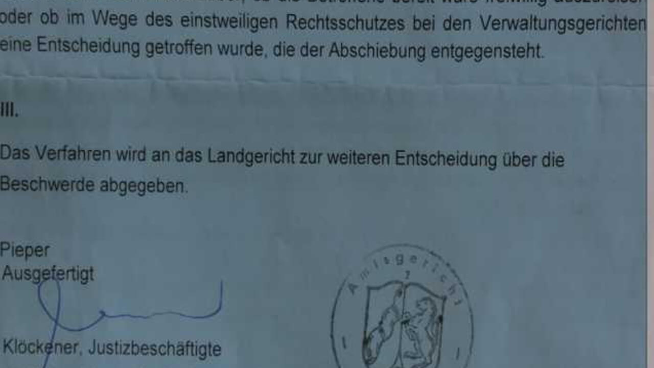 德国会在8月31日将另一名受害人送回迫害者手中吗?