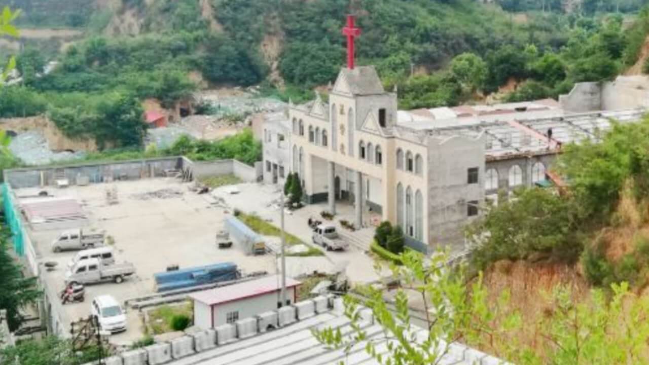 河南省当局拆毁一三自教堂