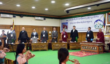 在达兰萨拉举行的第三次流亡藏人特别大会开幕式（照片由西藏政策研究中心提供）