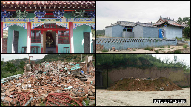 延川县的两处寺庙被拆