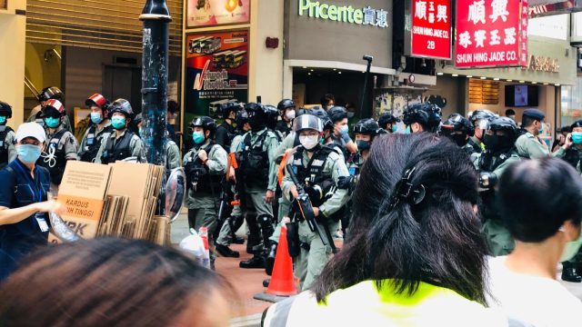 24日香港反恶歌法大游行