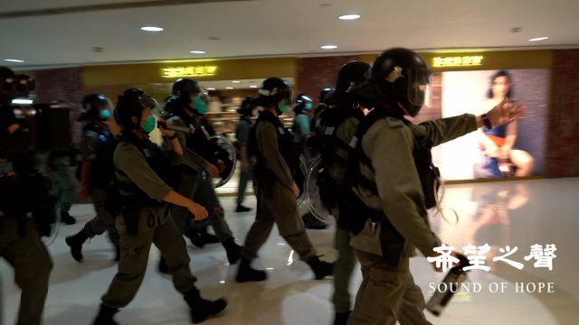 尖沙咀海港城,母亲节香港人抗争不断