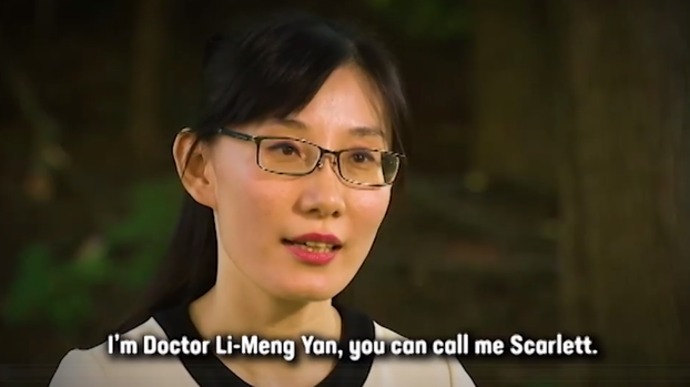 中国外逃病毒专家闫丽梦接受美媒专访。