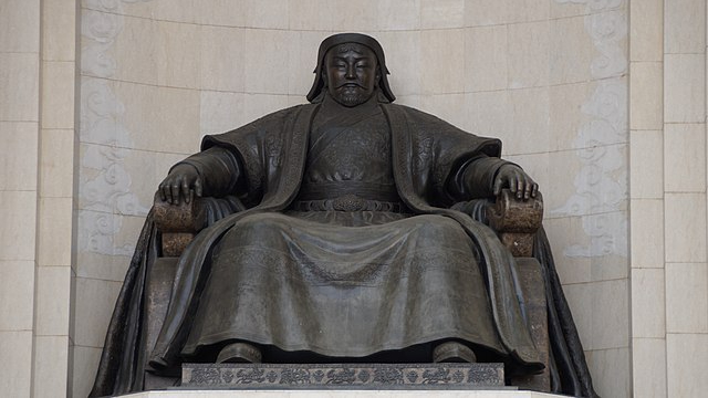蒙古国成吉思汗塑像