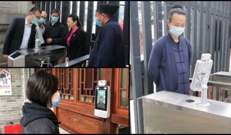 鄱阳县各宗教场所安装的人脸识别摄像头