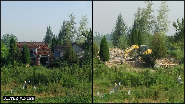 毛庄寺庙被拆